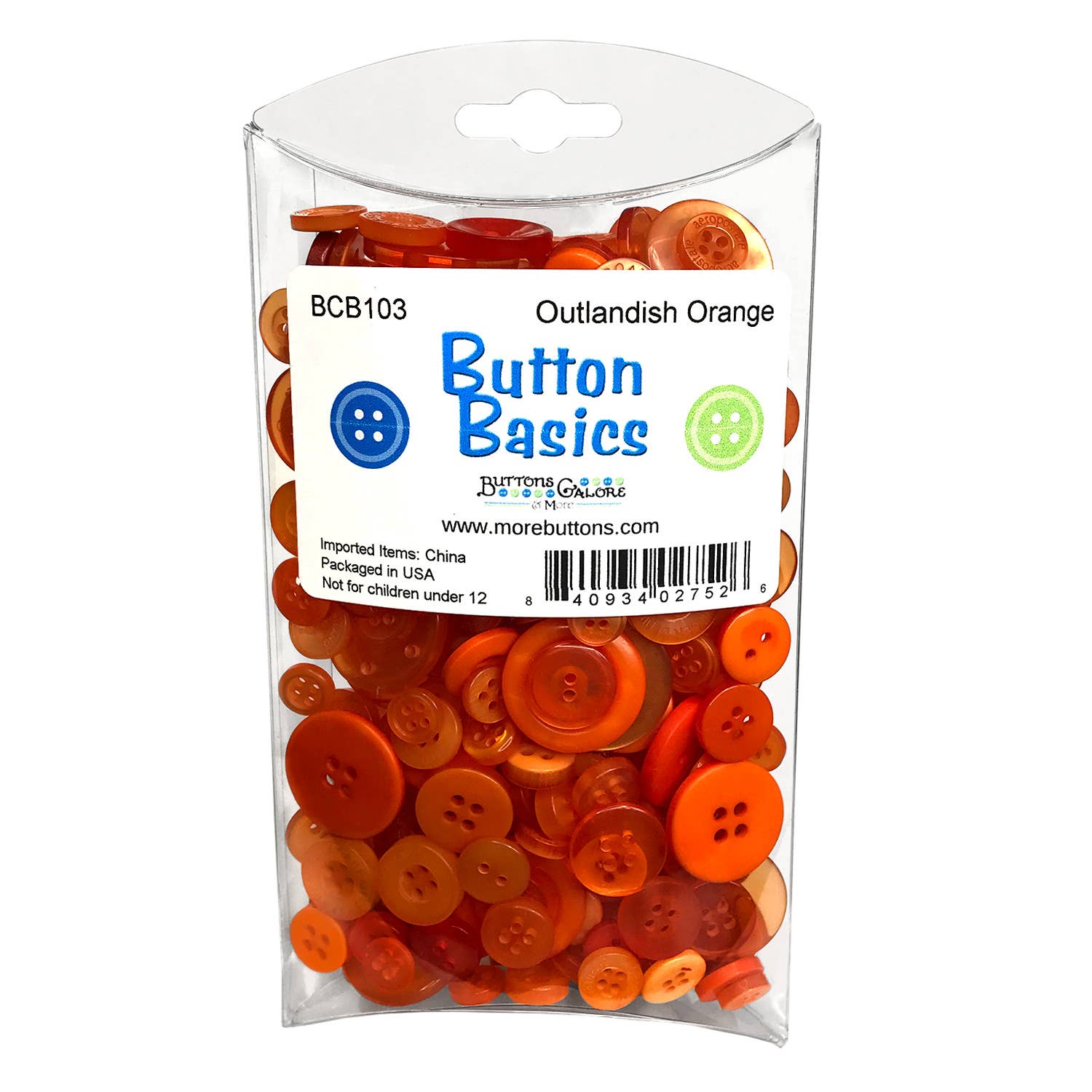 Buttons Galore & More - Wholesale Sewing Button/Snap - Button Basics Colorful Craft & Sewing Buttons64