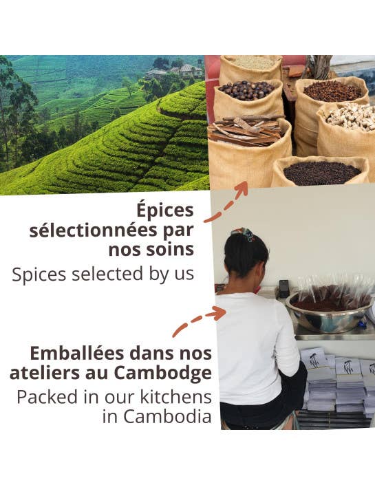 Khla - L'épicerie du Mékong - Wholesale Dried Spice - Ceylon cinnamon stick - Organic - 20g - Jar3