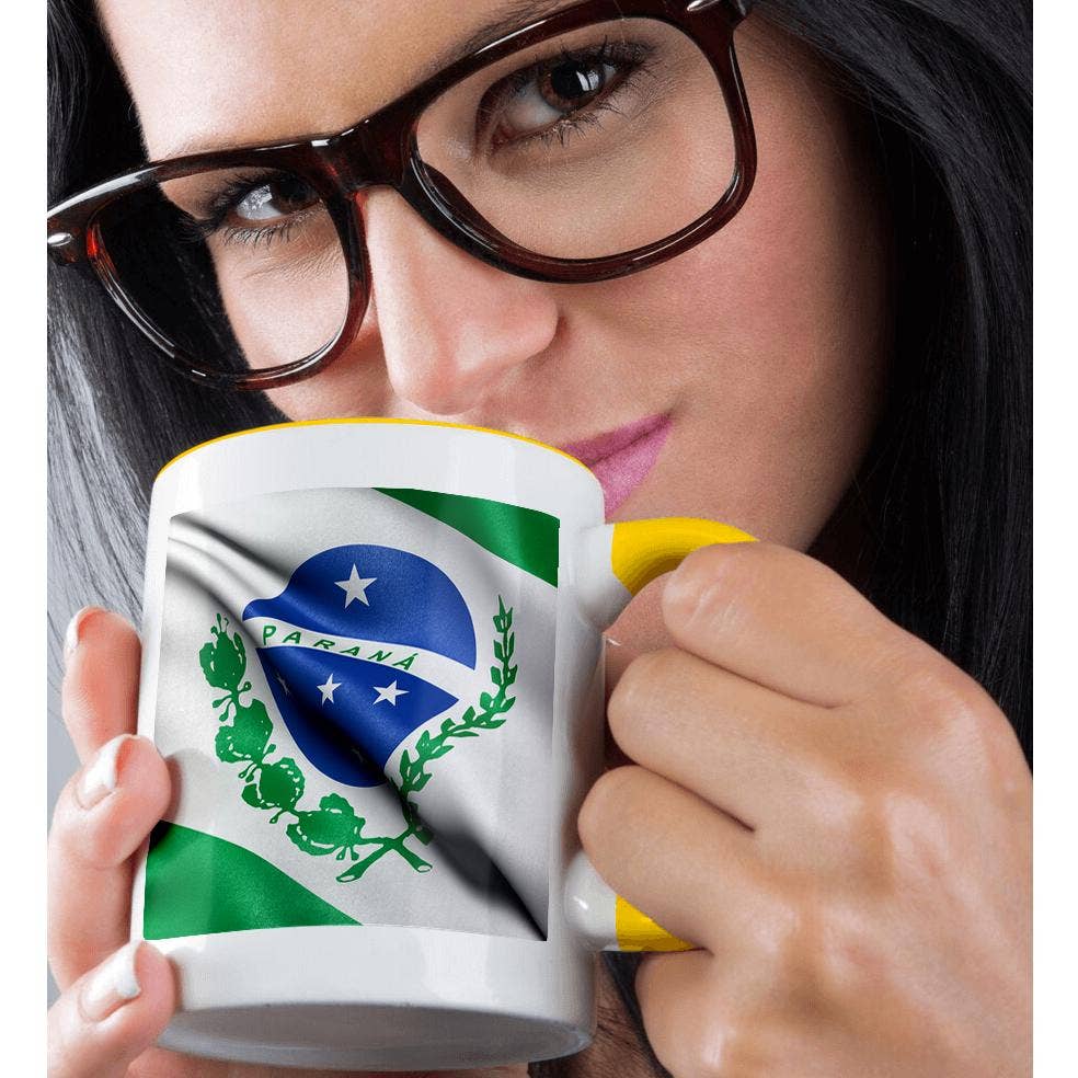 3dRose - Wholesale Coffee Mug - 3dRose, Flag of Parana waving in the wind, Mug1