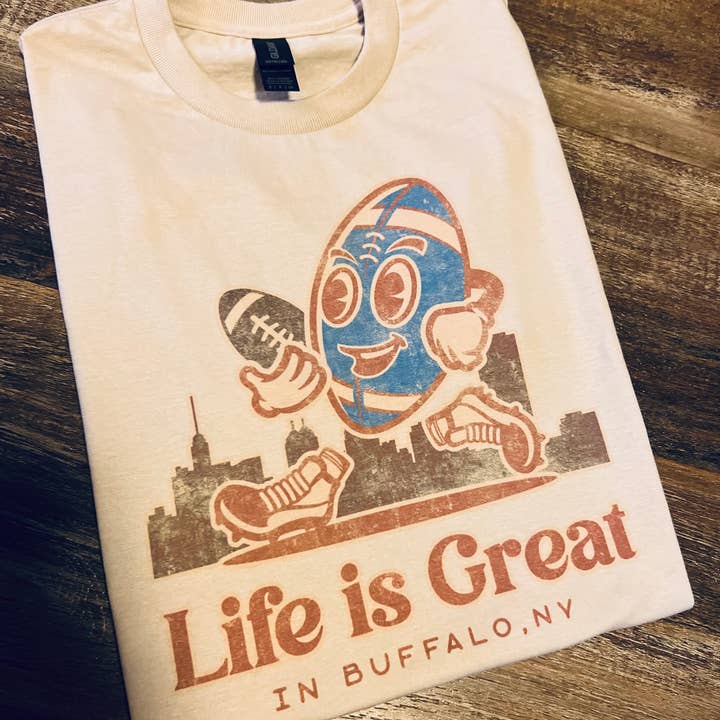 T-shirt La vie est belle à Buffalo, dans l'État de New York ! pour la vente par Christmas All Over