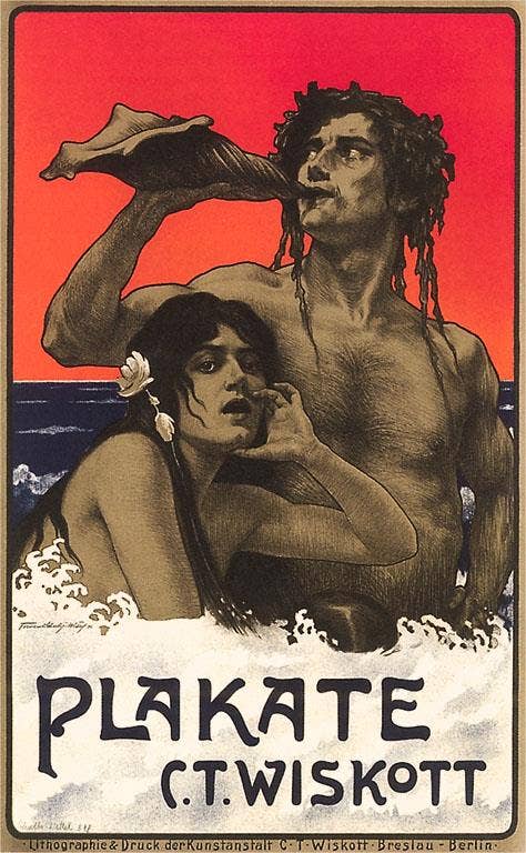 Found Image Press – Engroshandel Kunsttryk – Kunsttryk TS-246 Neptun og Havnymfe0