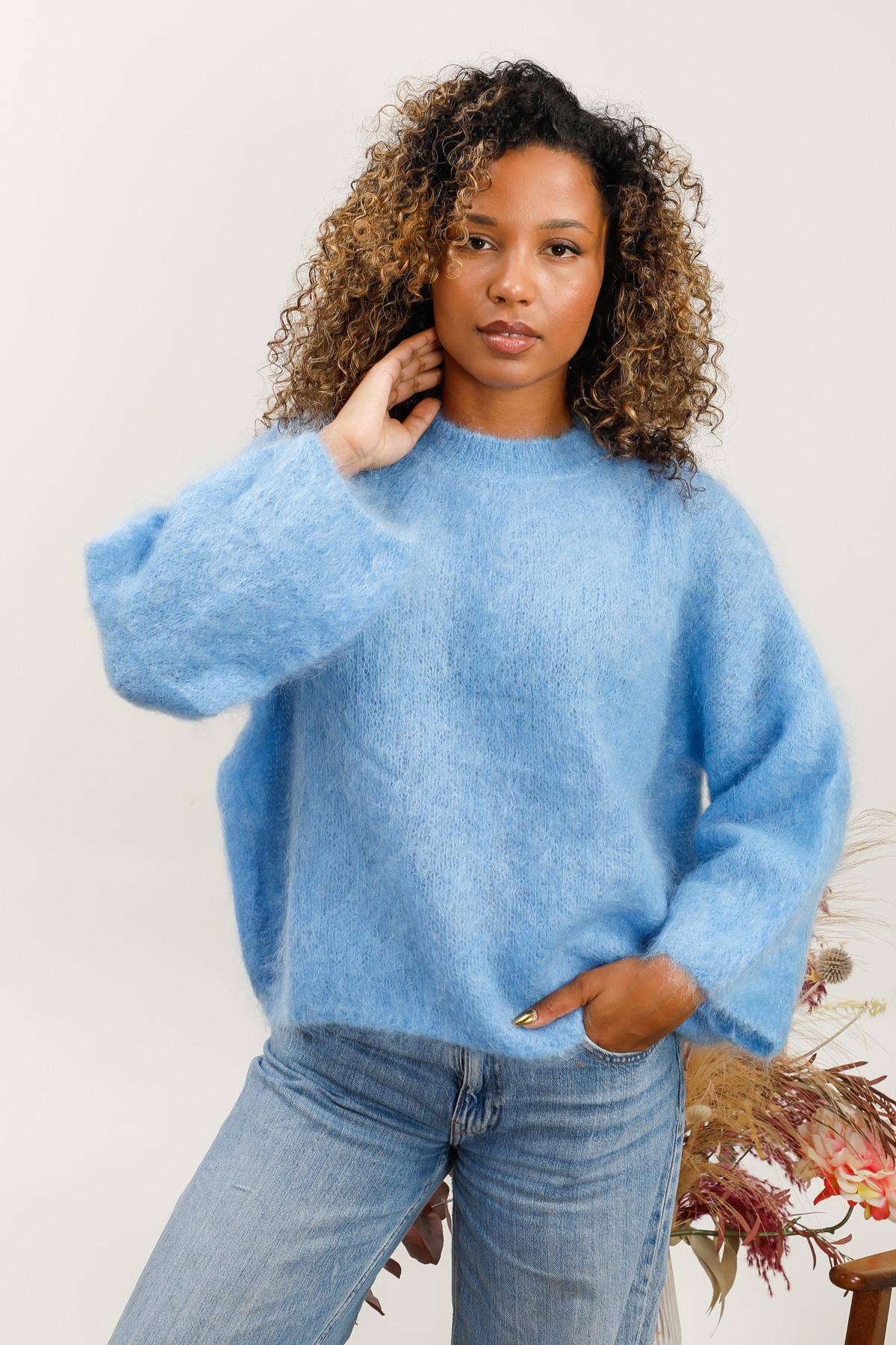 LÉA & LUC – Großhandel Strickpullover – Damen – Mohairpullover REF. 2157822