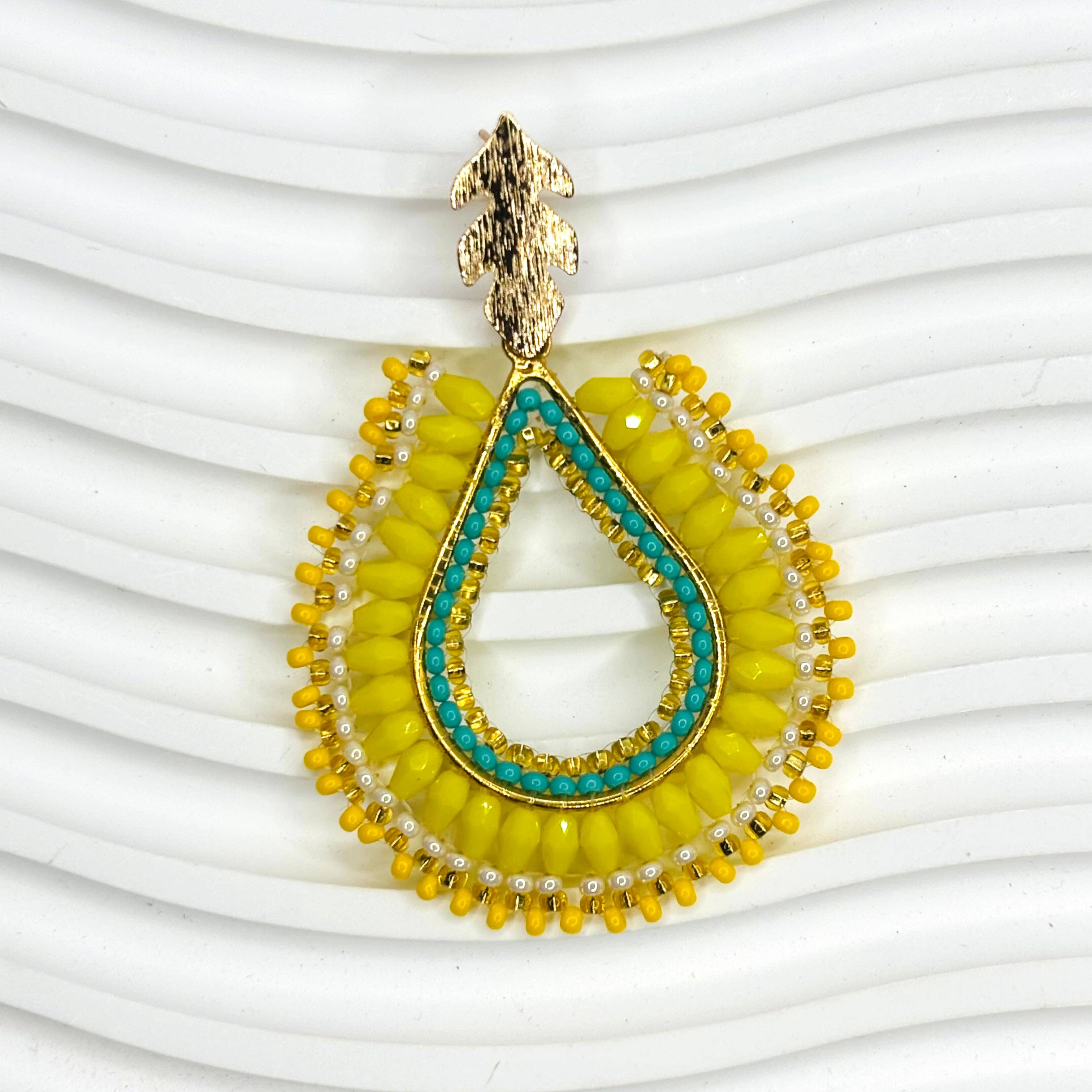 Jaune ✨ Boucles d'oreilles Liraz ✨ en vente sur Faire0