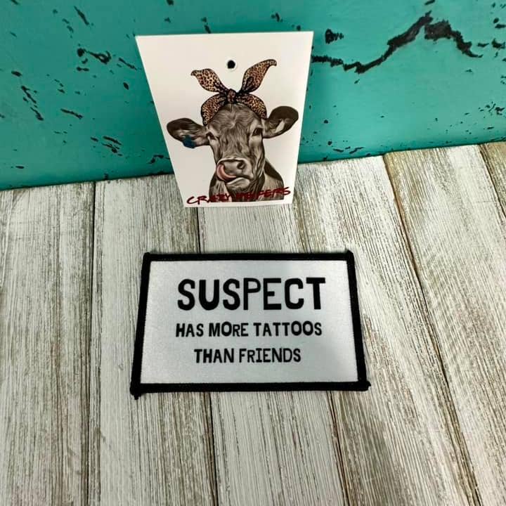 Crazy Heifers Wholesale - Wholesale Patch - DTF Patches Suspect-Iron on: Custom Option Available2