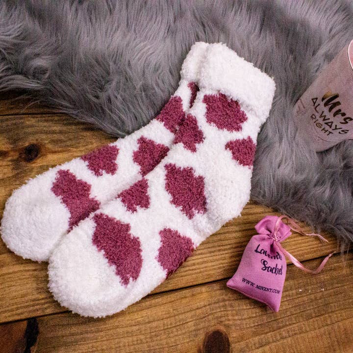 2pair pack sock - Eucalyptus Mint & Shea Butter Infuse for wholesale by MinxNY