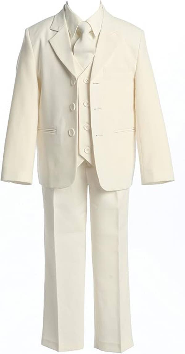 iGirlDress - Vente Costume – enfant - Costume habillé garçon 5 pièces avec chemise et gilet1