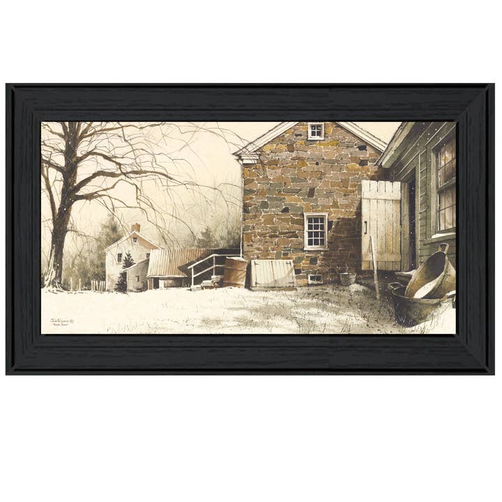 "Back Door" by Artisan John Rossini, Print, Black Frame for wholesale by Trendy Decor 4U
