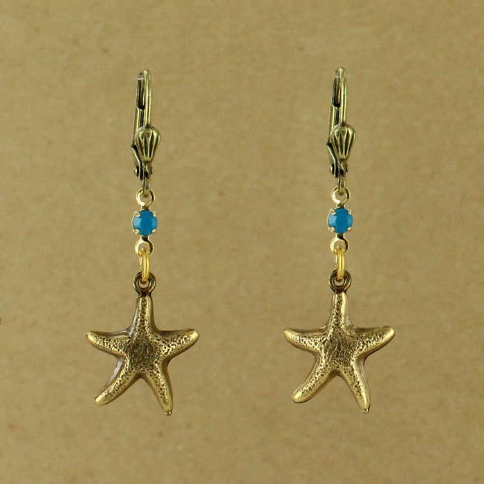 Sadie Green's Jewelry - Vendita all'ingrosso Orecchini pendenti - Orecchini Starfish 490-STM3