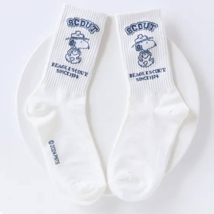 K-Wonderland - Wholesale Sokken - Uniseks - Peanuts Snoopy Scout 50e Jubileum enkelsokken4