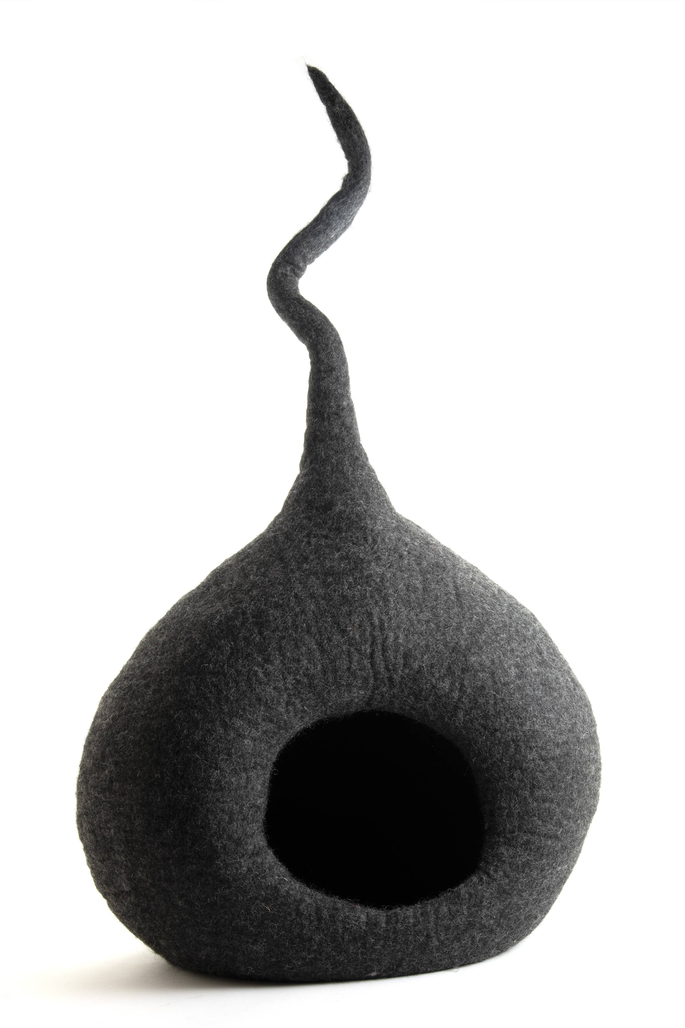 CBC DESIGNS – Großhandel Haustierhöhle – Katze/Hund – CBC Pets Einzigartiges Katzenhöhlenbett Groß – 100 % Wollfilz, handgefertigt9