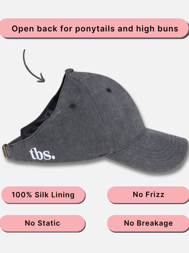 Silk Lined Open Back Cap for wholesale by The Big Silk