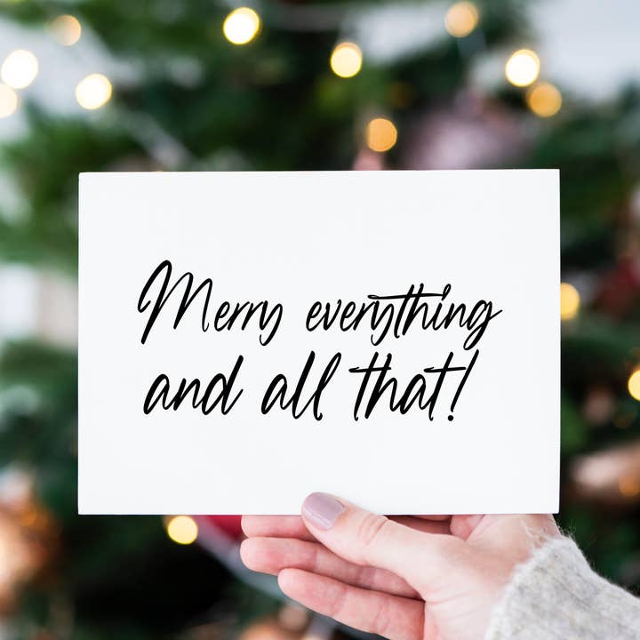 Christmas Card Funny Christmas Wishes for Friends & Family for wholesale by Coco Press