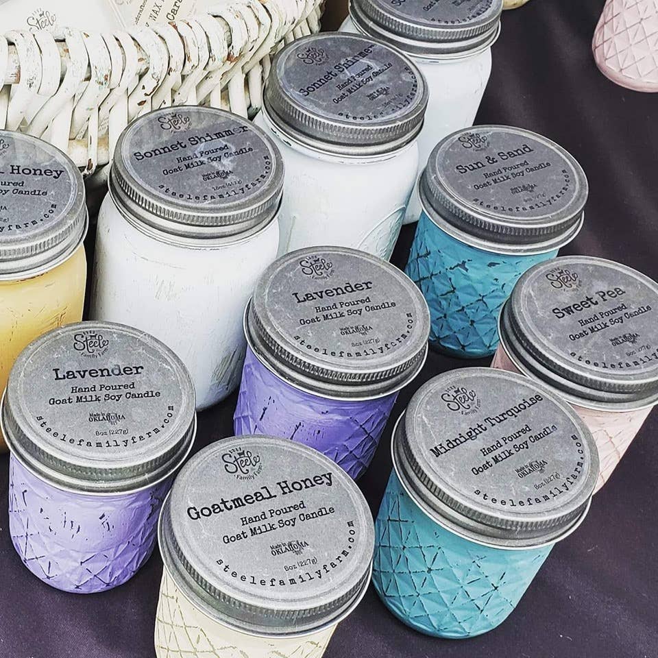 Steele Family Farm - Wholesale Jar/Filled Candle - Farmhouse Candles- Rustic2