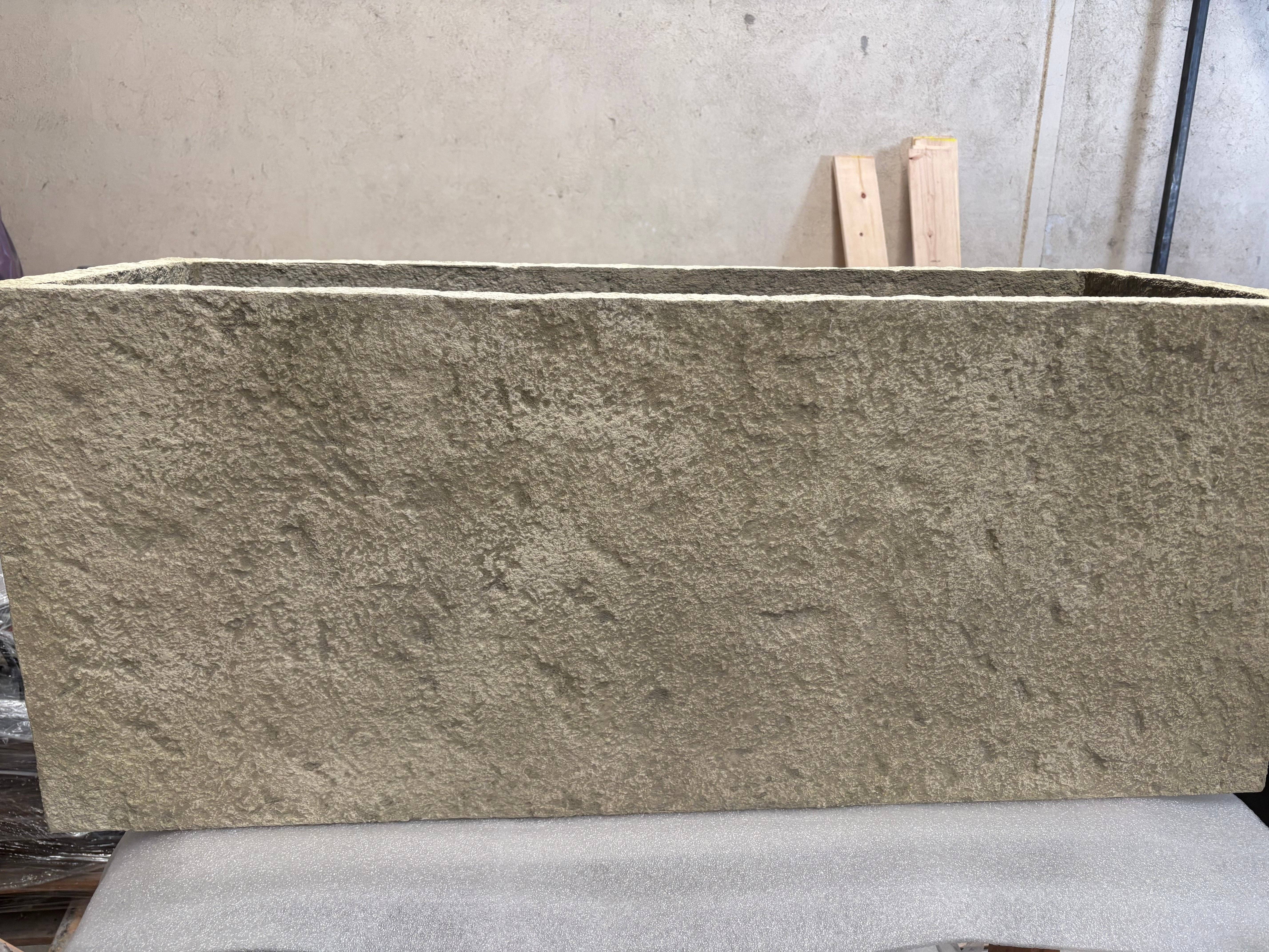 Tikal Composite Designs - Wholesale Planter Box - Faux Stone Planter - Custom Sizes Available1