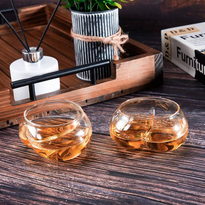 The Wine Savant / Khen Glassware - Wholesale Cocktail/Liquor Glass - Penis Deez Nuts Drinking Wine & Whiskey Glasses, Set of 21
