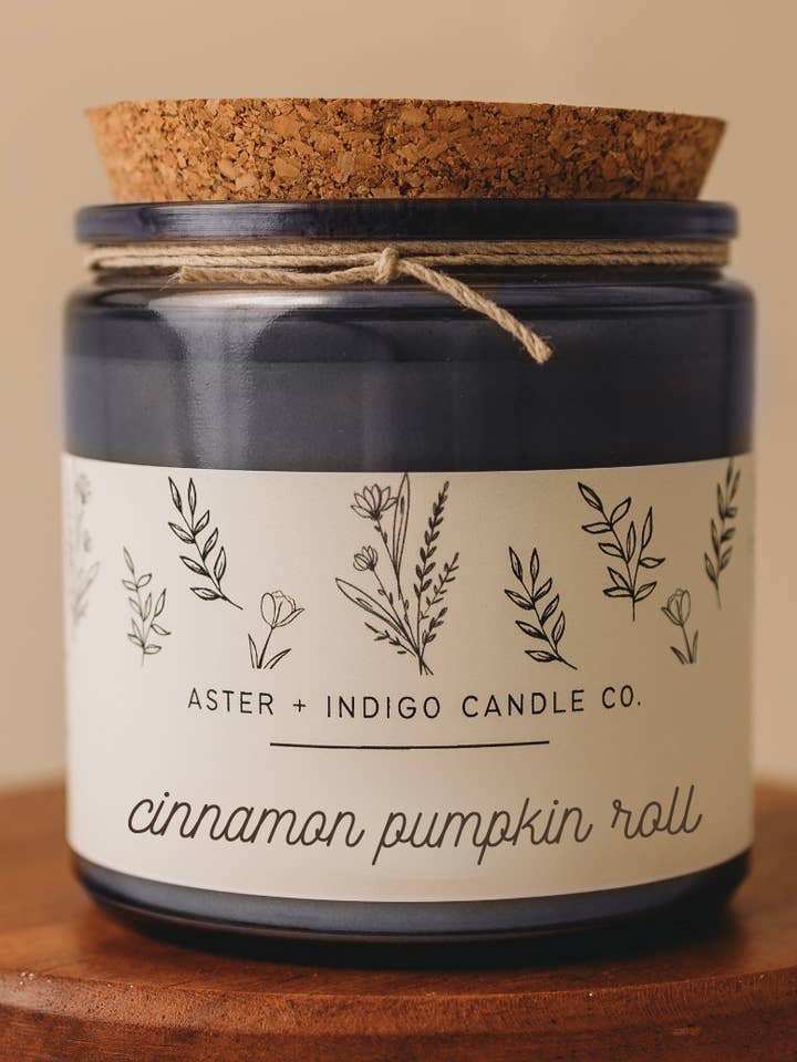Cinnamon Pumpkin Roll | Fall Candle NEW for wholesale by Aster + Indigo Candle Co.