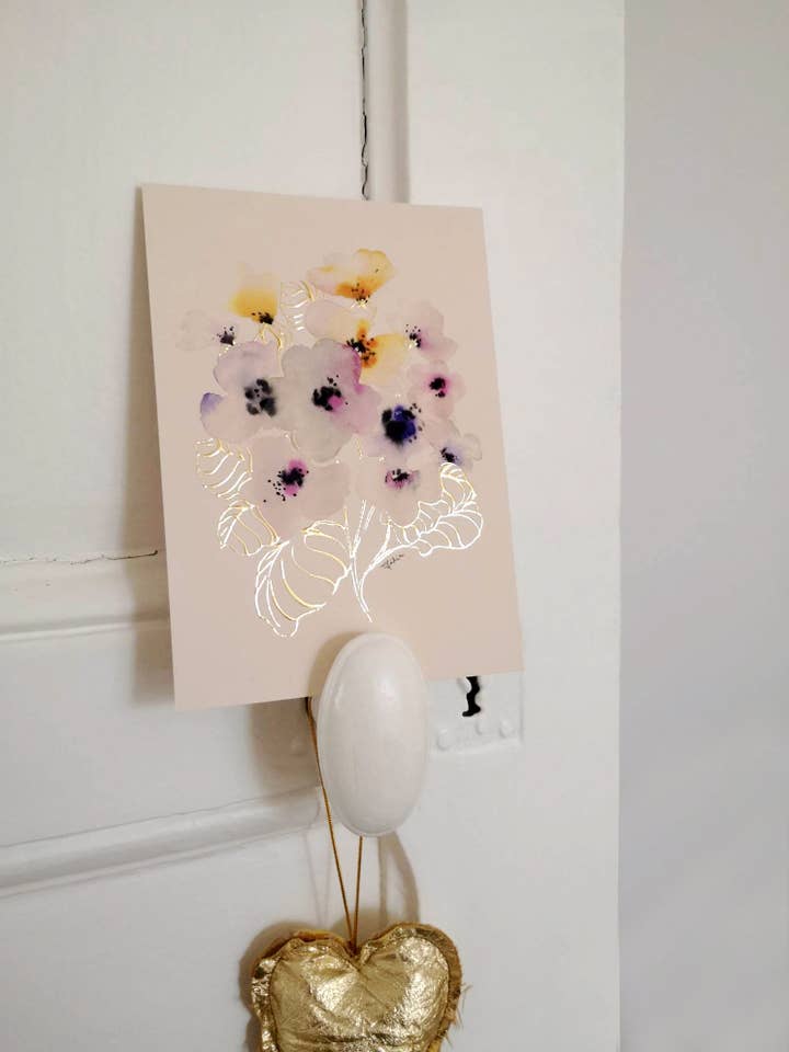 Carte Or 12 primroses for wholesale by Tifalia