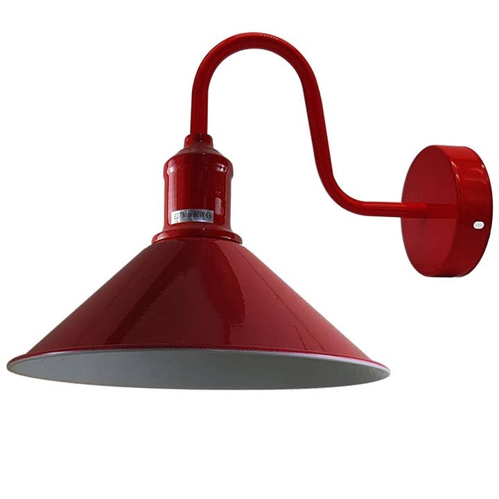 Ledsone – wholesale Sconce – Vintage Retro Industrial Wall Light Shade Metal Lampshade Sconce Wall Lights-408017