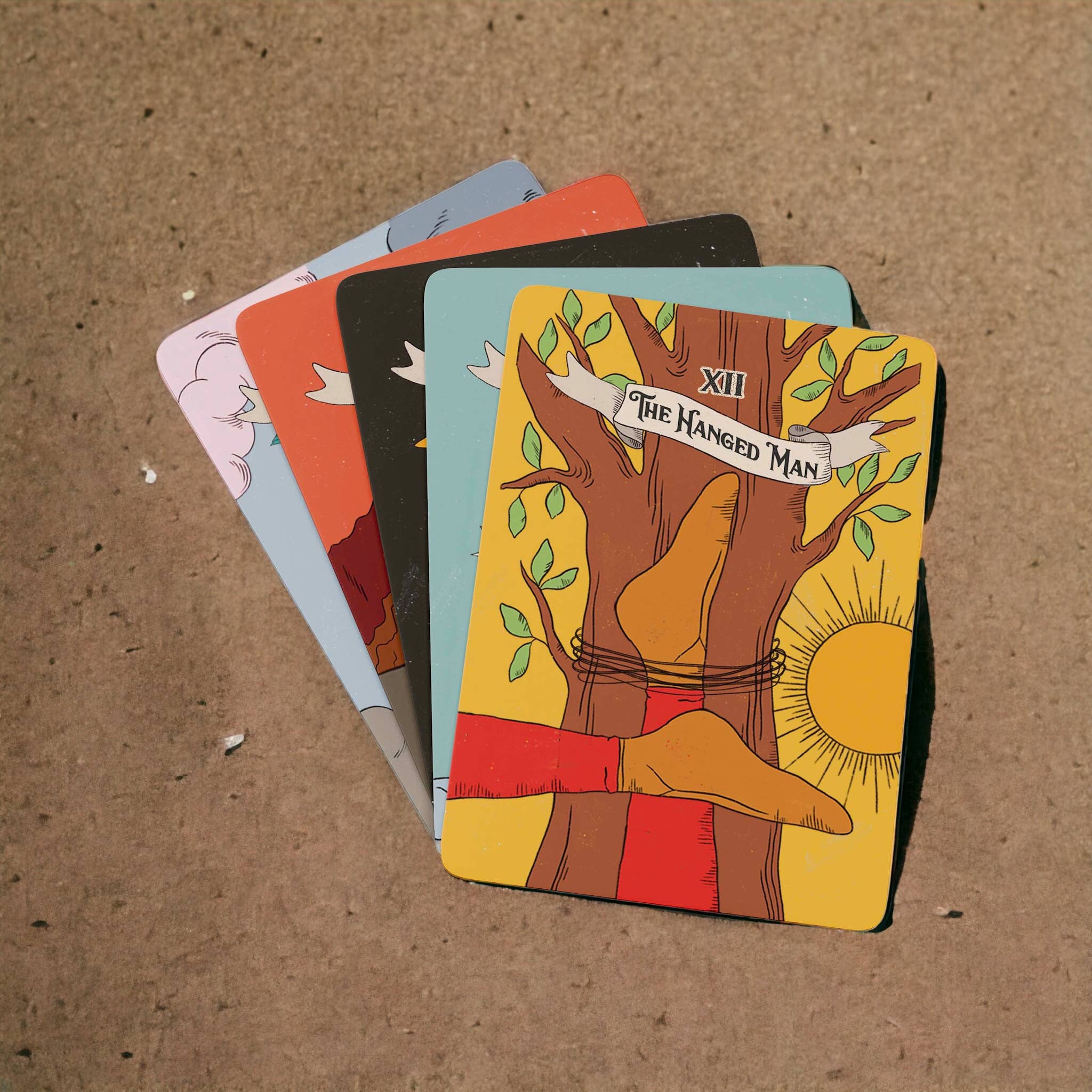 Dio Candle Company - Vente Cartes de tarot - Jeu de tarot Rider Waite - Costumes codés par couleur au format poker19