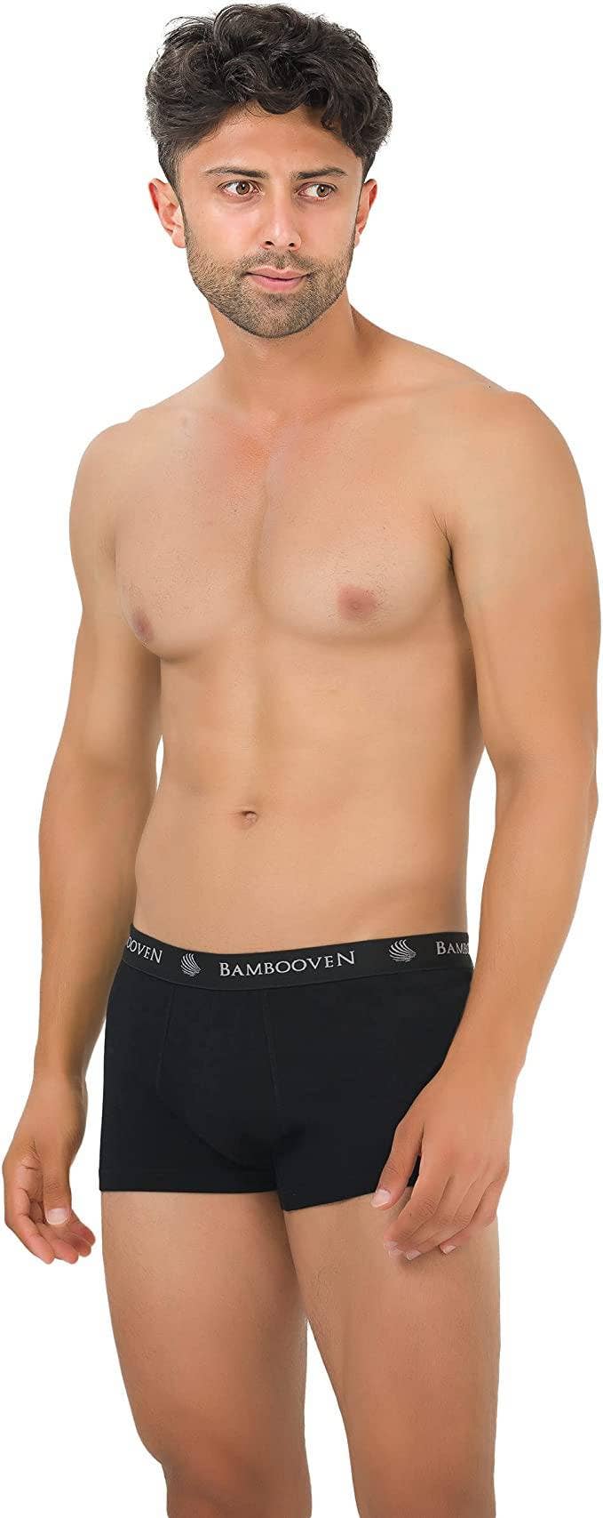 Bambooven - Vente Sous-vêtements – homme - Boxers homme en bambou avec poche de soutien, lot de 415