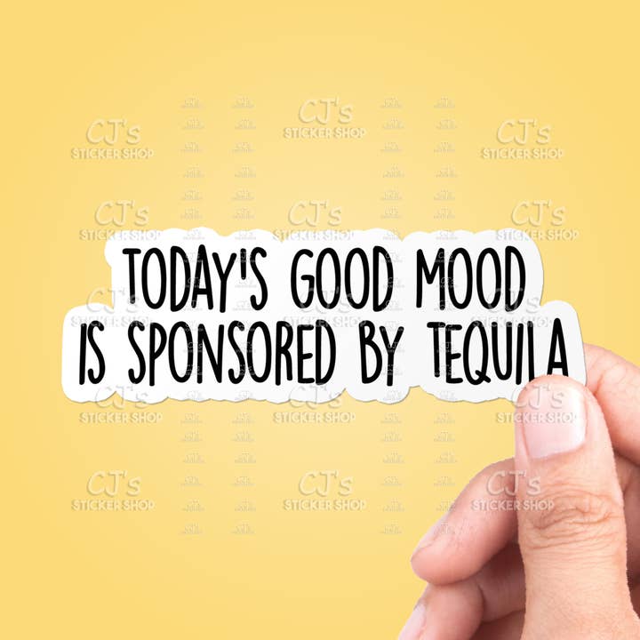 A boa disposição de hoje é patrocinada pelo Tequila Sticker Vinyl por atacado de CJ's Sticker Shop