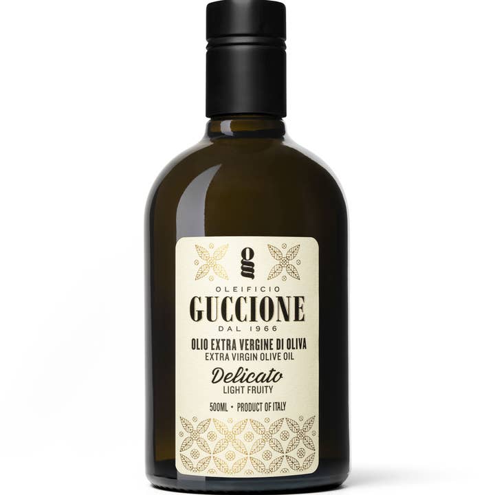 Oleificio Guccione - Vendita all'ingrosso Olio d'oliva - Guccione Delicato 500ml - Olio Extra vergine d'oliva Premium0