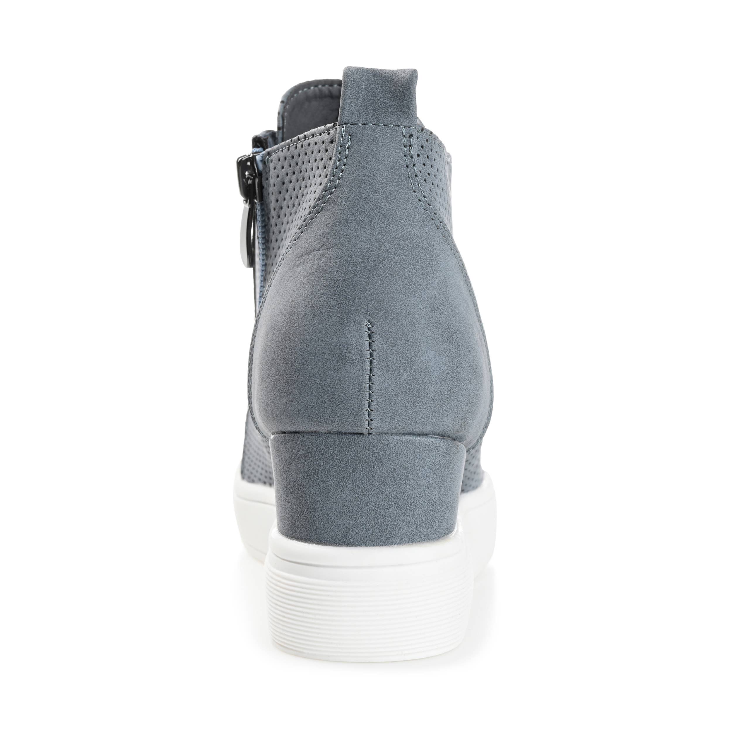 Journee - Wholesale Slip On Sneakers - Women's - Clara Wedge Sneakers In Faux Leather7