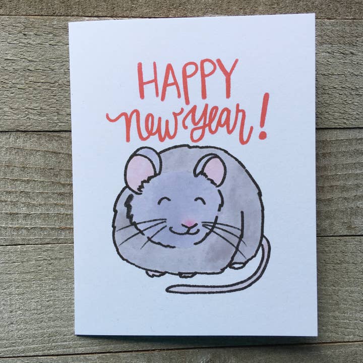 New Year Mouse / Rat for wholesale by Ink Delights