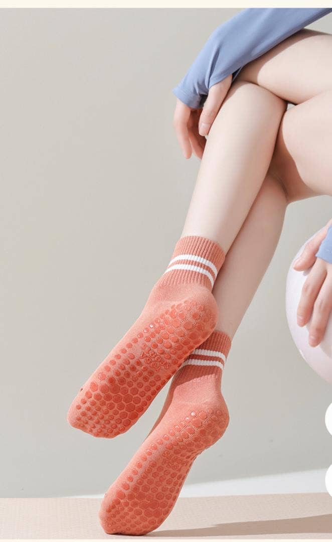 Belsize Activewear - Vendita all'ingrosso Calzini - Donna - Calze antiscivolo corte per yoga e pilates14