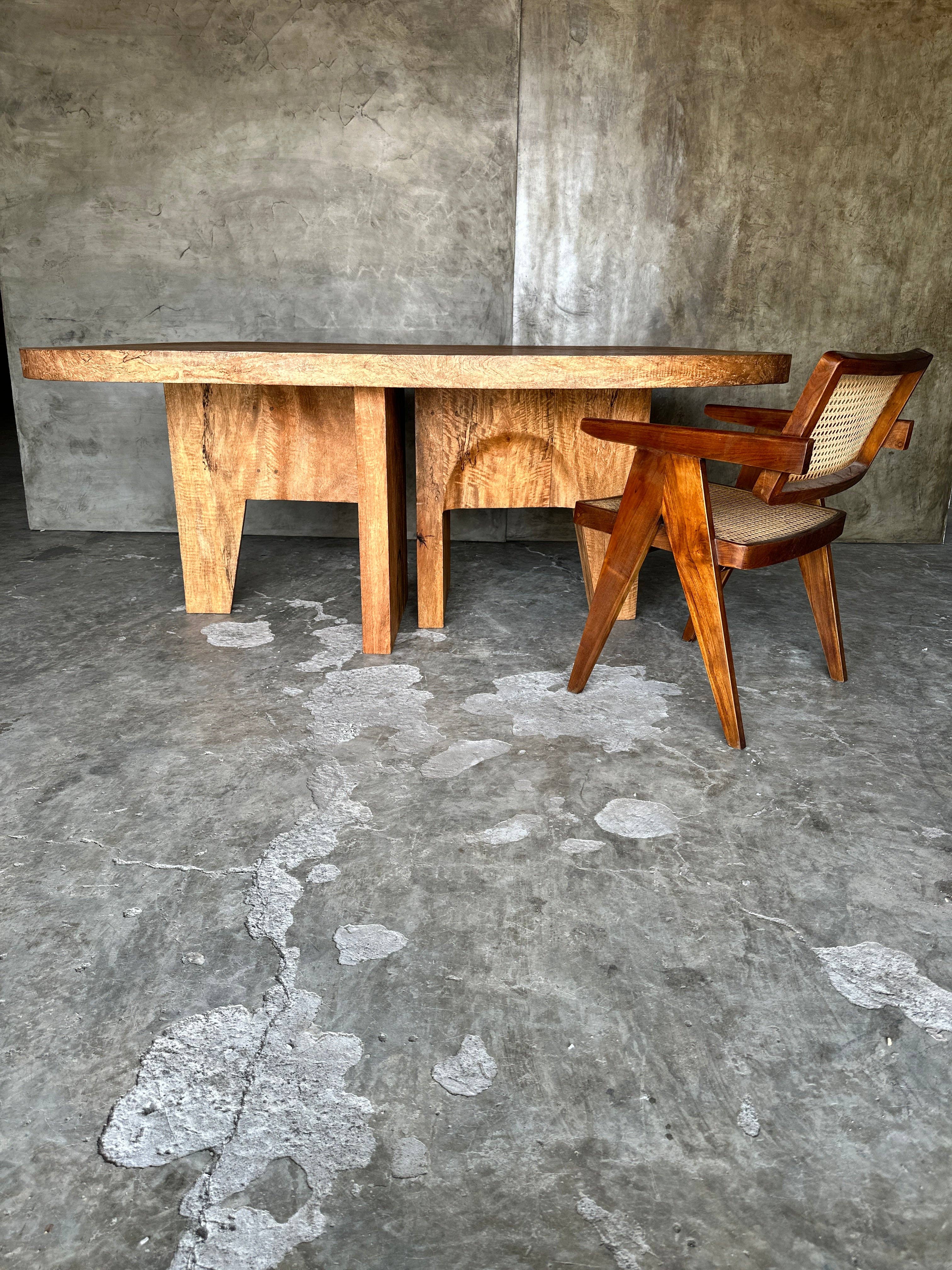 Office Objets - Wholesale Coffee Table - Massive mango wood table 2m10x1m14