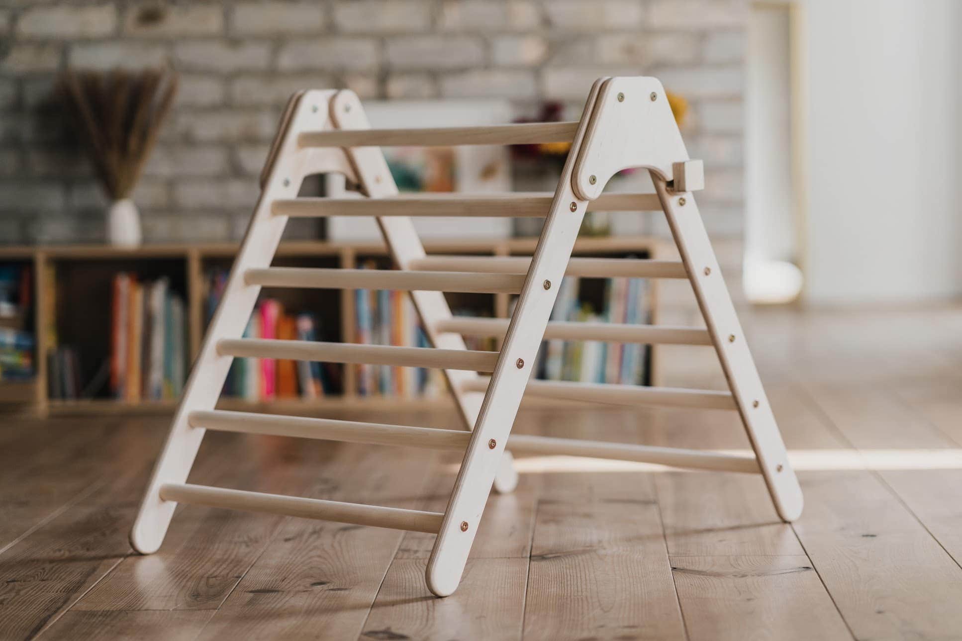 Kletterling - Venta al por mayor Juguete de madera - Niños - Koala - triángulo de escalada original (70 cm) según Pikler, plegable3