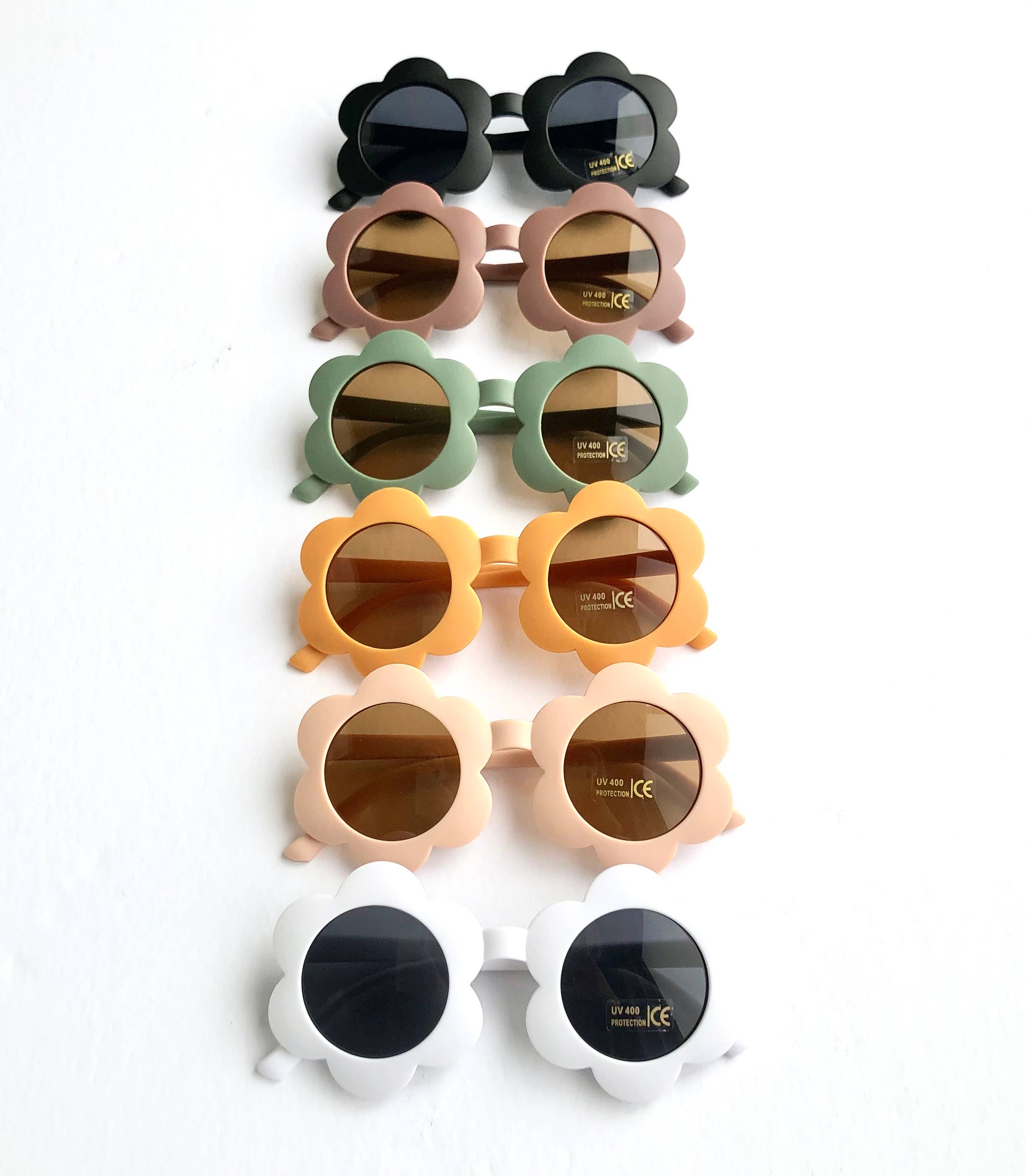 iconic mi - Wholesale Sunglasses - Kids - Girl's sunglasses daisy shape - matt pastel finish7