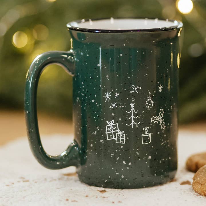 RJ Holiday Camper Mug | 12 oz for wholesale by Rudie Jo