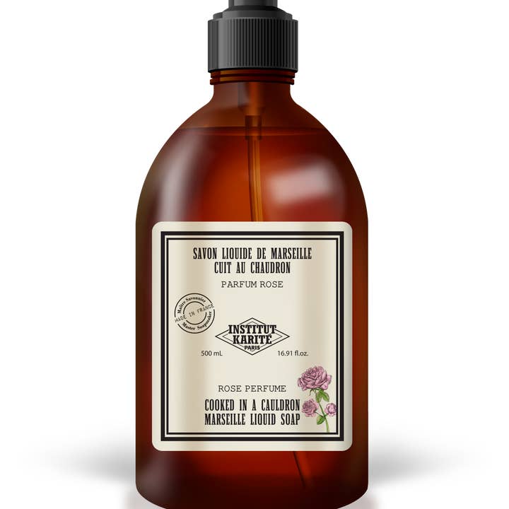 Vintage Rose Liquid Marseille Soap 500ML for wholesale by Institut Karité Paris