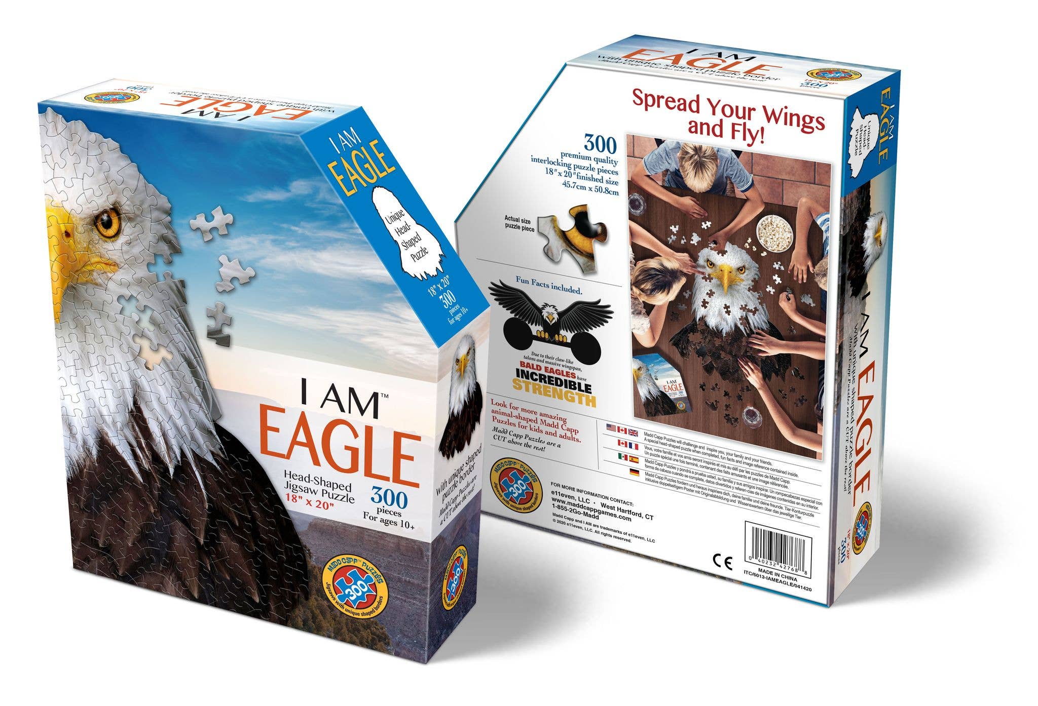 Madd Capp Games & Puzzles - Wholesale Puzzle - Adult - I AM Eagle 300 piece jigsaw puzzle - gift3