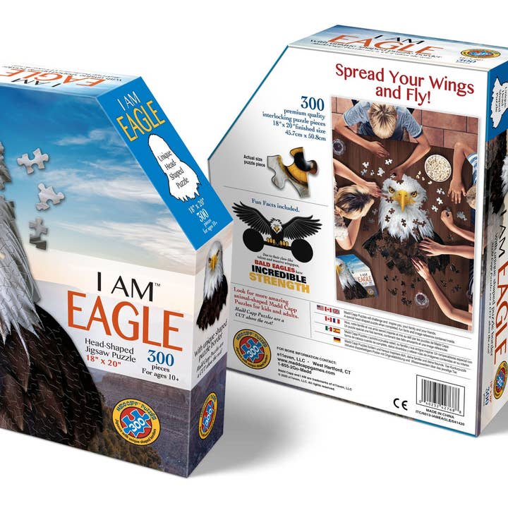 Madd Capp Games & Puzzles - Wholesale Puzzle - Adult - I AM Eagle 300 piece jigsaw puzzle - gift3