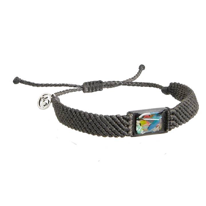 4ocean – Großhandel Gewebtes/geflochtenes Armband – 4ocean Last Straw Flechtarmband, Schwarz, 6er-Pack