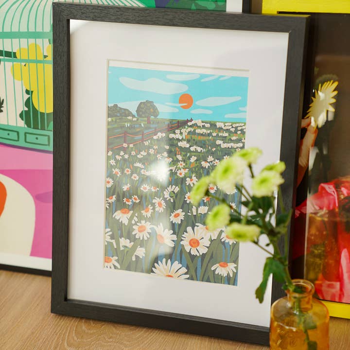 Winnie's Picks - Vente Kit de bricolage - Peinture par numéros pour adultes – Marguerites en fleurs5