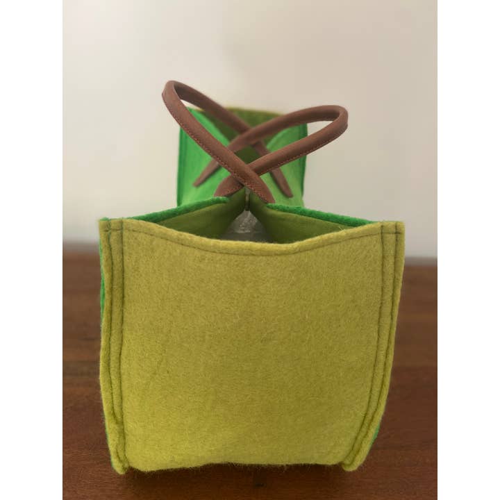 Fibres of Life - Wool & Felt - Wholesale Tote Bag - Women's - The Grab-&-Go Carry All | Felt Wool Tote Bag | Soft Yarn Bag4