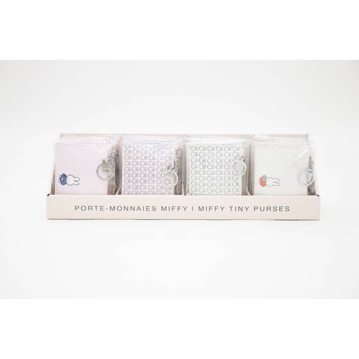 Display de 24 Porte-monnaie Miffy - Yuko B. pour la vente par Kontiki