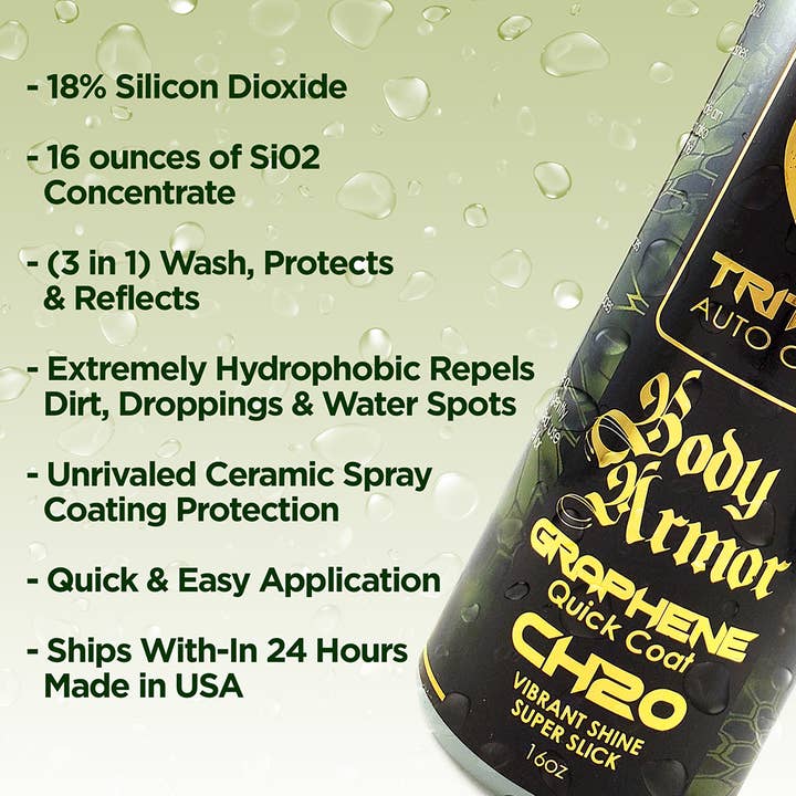 Triton Auto Care - Wholesale Car Decorative Charm - Unisex - Ceramic Wax - Body Armor Graphene Quick Coat