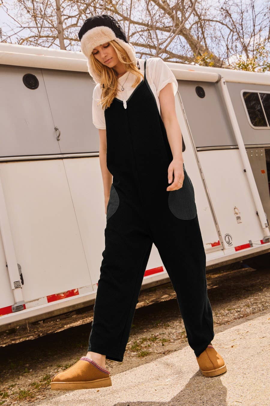 Oddi - Wholesale Jumpsuit - Women's - Plus Acid Washed Oversized  Jumpsuits7