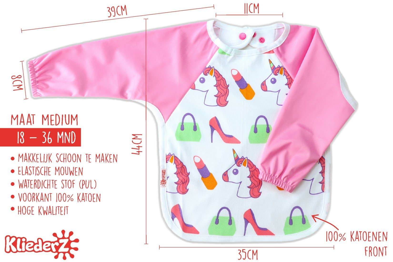 KliederZ - Wholesale Bib - Baby - Girly Stuff sleeve bib - baby/toddler bib5