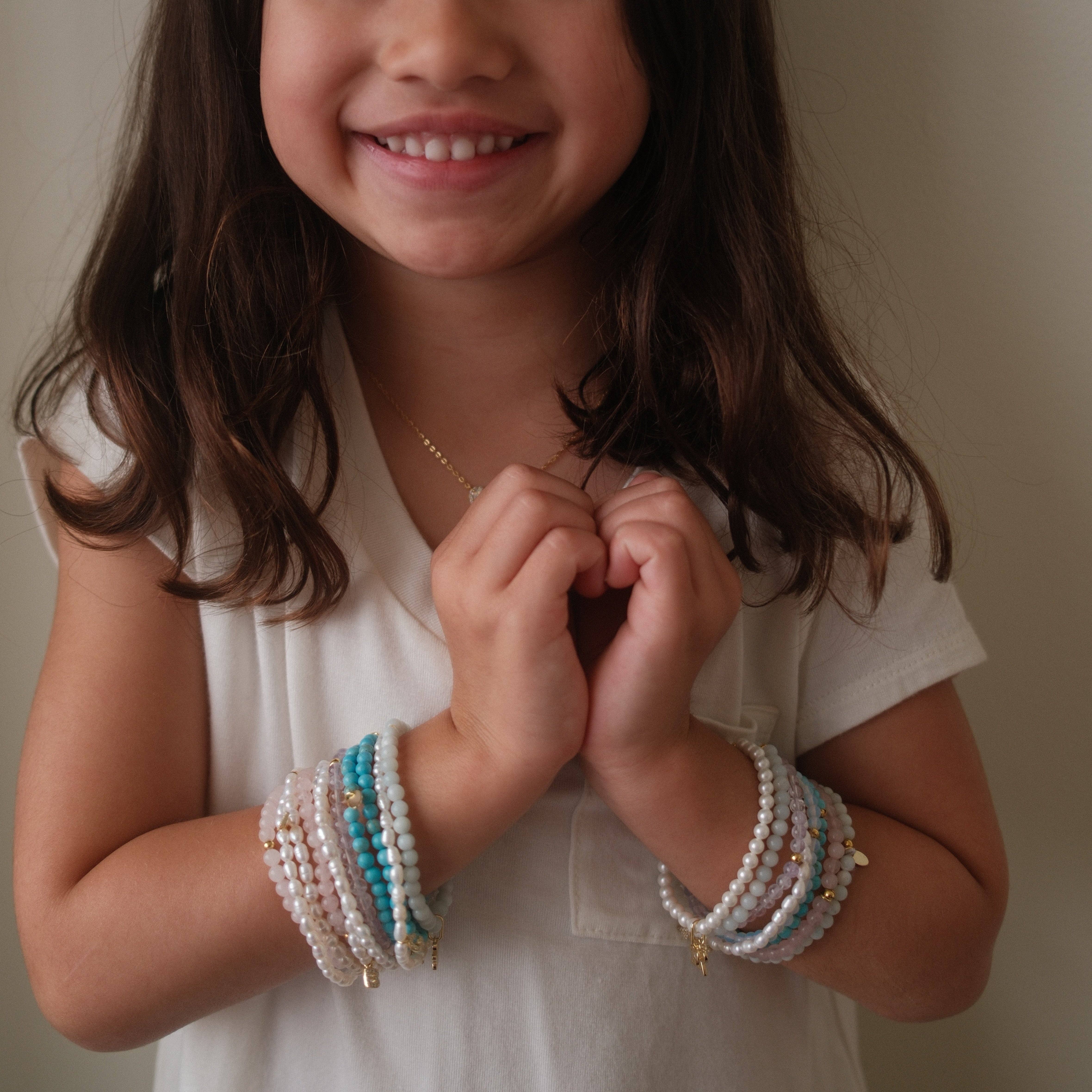 fyb jewelry - Wholesale Charm/Dangle Bracelet - AMAZONITE PAWPRINT CHARM BRACELET3