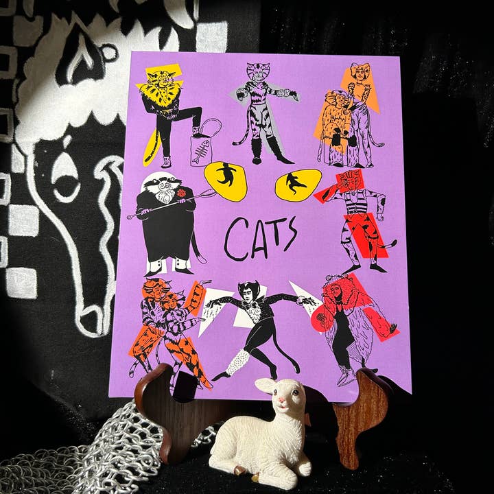 CAT 8x10" Art Print for wholesale by LambRot Art