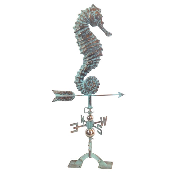 Seahorse Weather Vane for wholesale by Modern Coastal by Contrast Inc.