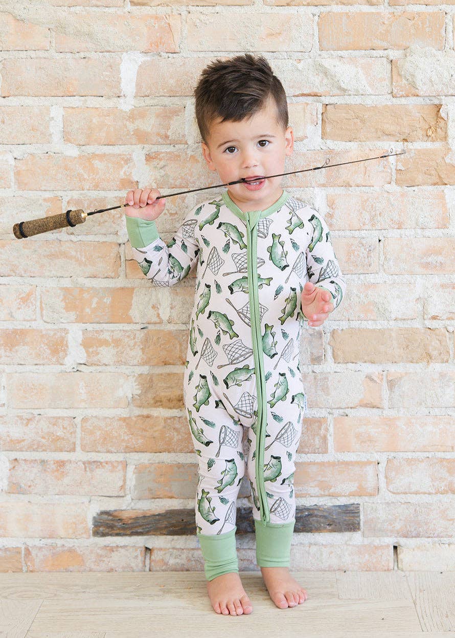 Charlie Lou Baby - Wholesale Jumpsuit - Baby - Bamboo Rompee™ | Gone Fishin'2