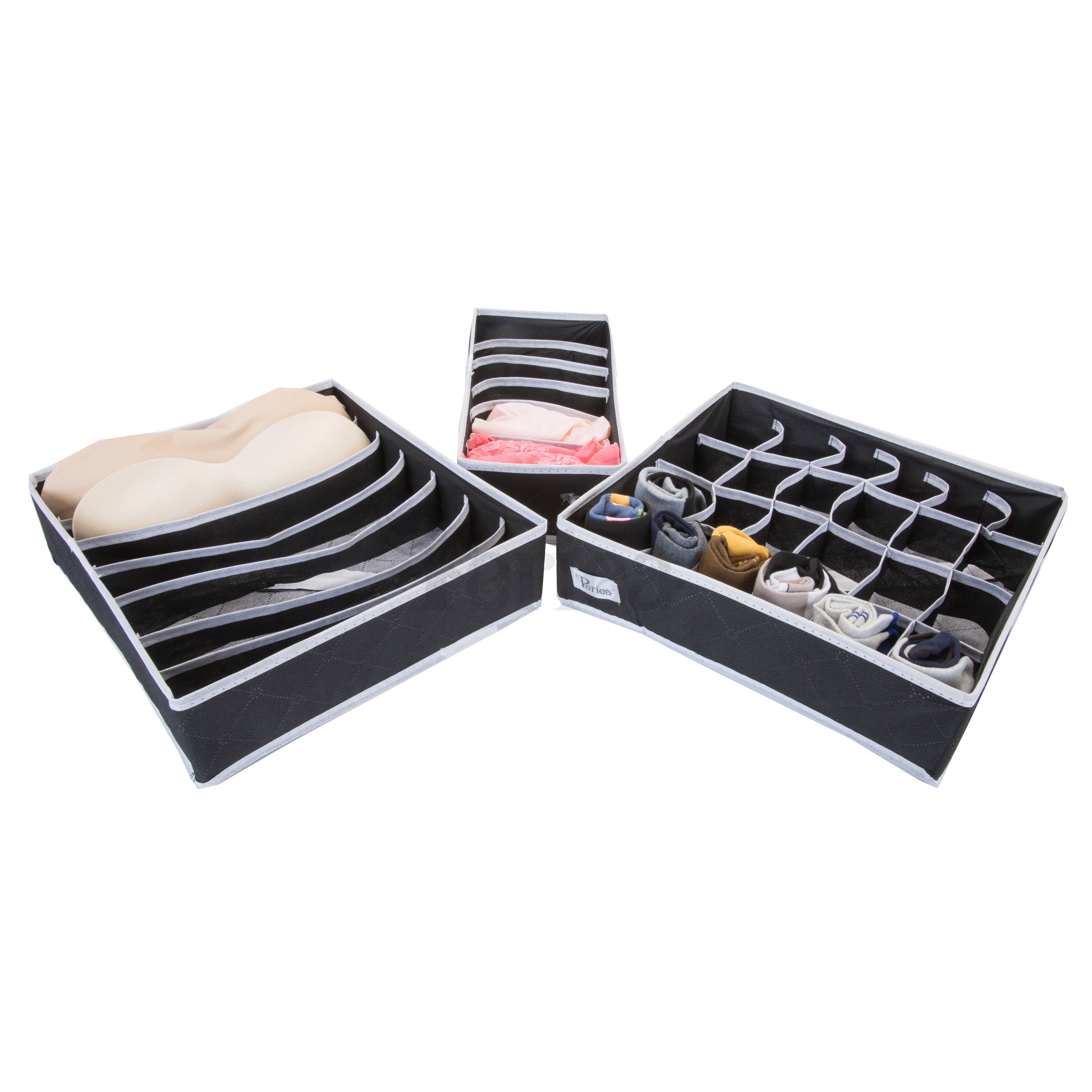 Periea – wholesale Drawer organiser – Periea Set of Three or Four Drawer Organisers - Katrina0