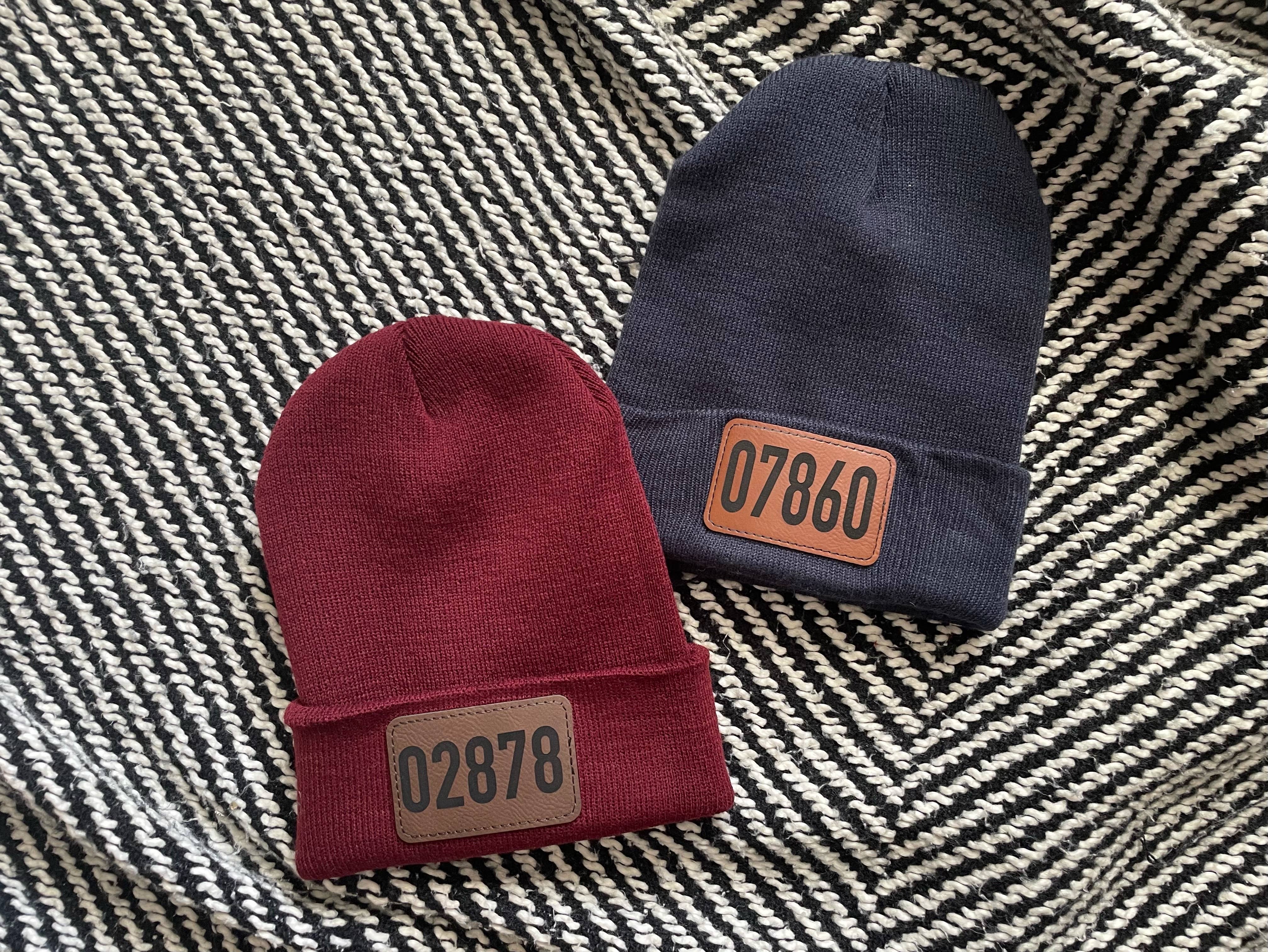 With Love Louise - Wholesale Beanie - Women's - Custom Patch Beanie - Personalized Zip Code beanie20