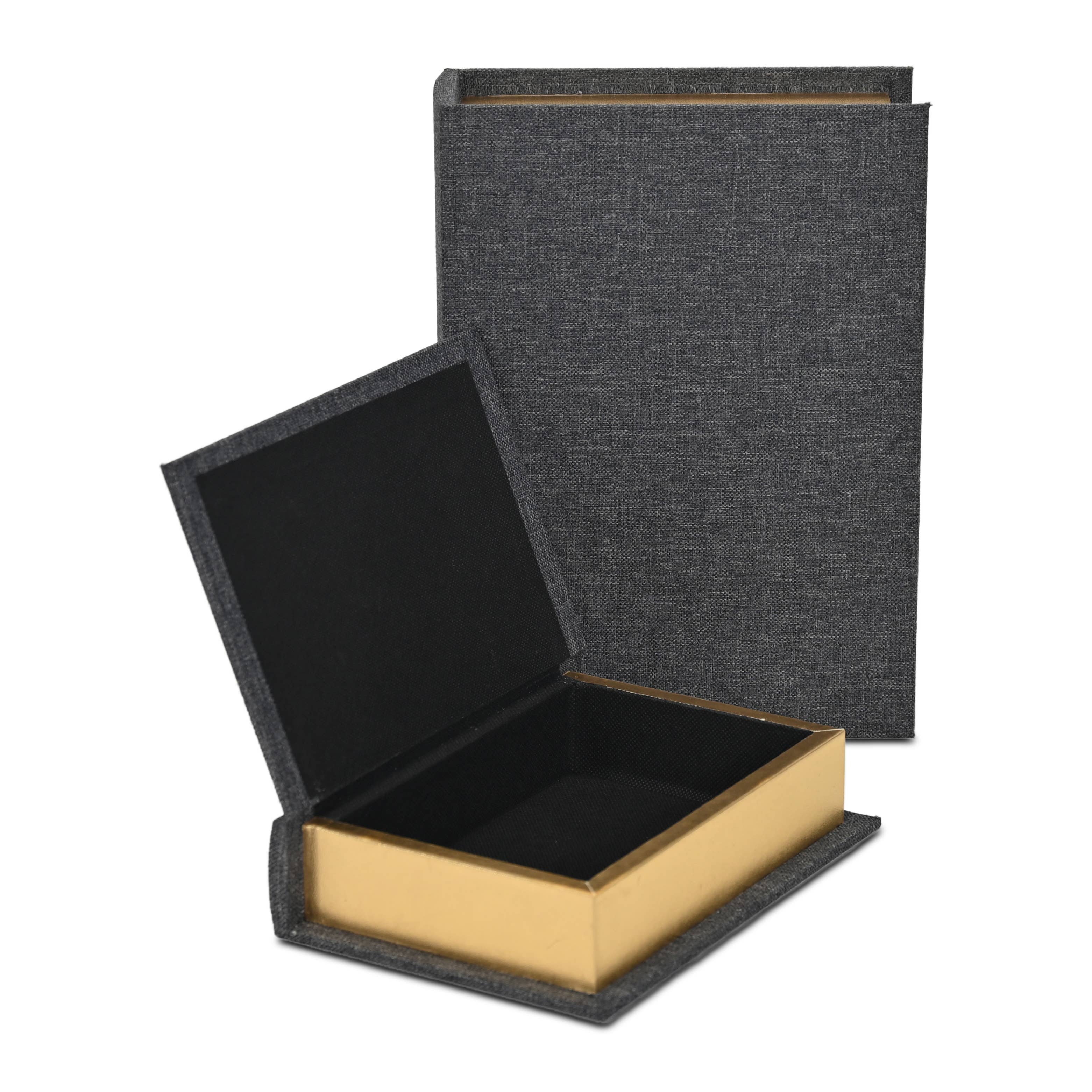 Cheungs Home Decor - Wholesale Decoratief doosje - Canter Isle linnen boekendoos set10